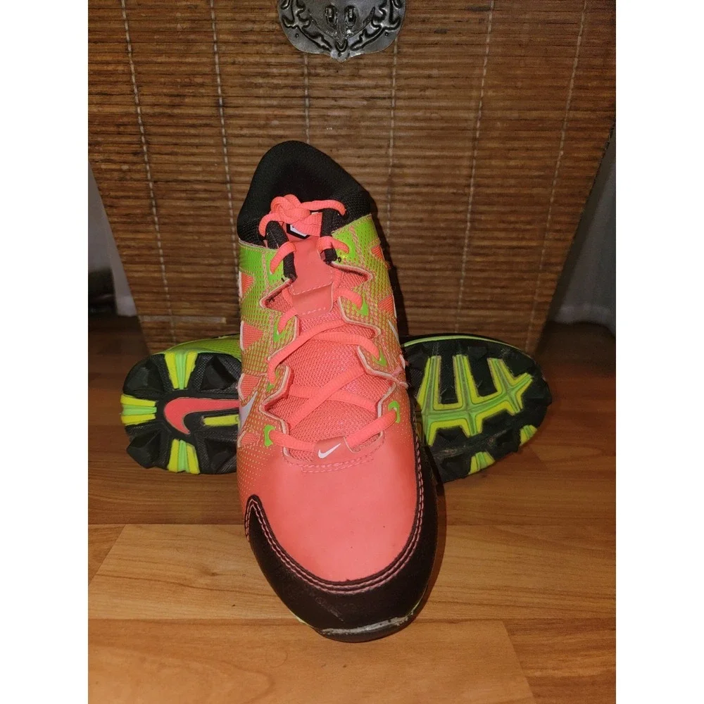 NIKE Hyperdiamond Cleats Youth Bright Neon 684680-610